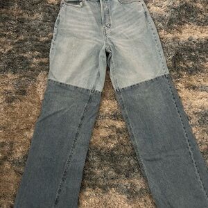 Two-Tone Denim Jeans Aeropostale